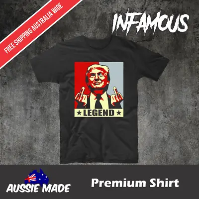 $33.39 • Buy Donald Trump Shirt Mugshot Fingers Funny Custom Shirt Tee T-shirt All Sizes