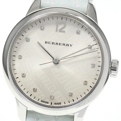 $168.30 • Buy BURBERRY The Classic Round BU10105 11P Diamond Quartz Ladies Watch_721735