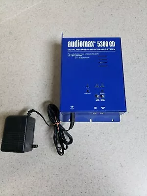 Audiomax 5300 CD Digital Messages And Music On Hold System Player On-Hold • $27.99