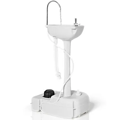 17L Camping Hand Sink Portable Hand-Wash Station Outdoor Grey Wash Basin Stand • £59.95