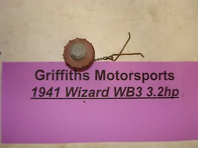 1941 WIZARD Outboard Motor WB3 3hp Western Auto Oem Gas Fuel Cap Chain Original • $39