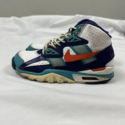 Nike Air Trainer SC High Miami Dolphins Men’s Size 10 Navy Teal White CW6023-401 • $65