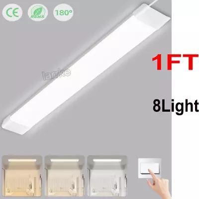 8x18W LED Tube Lights Garage Shop Light Linear Panel Lamp Home Fixture Dimmbar • $48.99