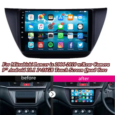 Android 11 For Mitsubishi Lancer IX 2006-10 Car Stereo GPS Navi Wifi RDS Radio • $109.99