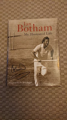 £10 • Buy Ian Botham My Illustrated Life Signed Inside Hardback Book