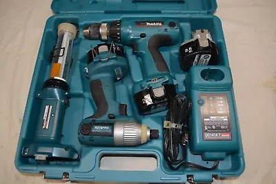 Makita 6935FDWDEX 14.4v Cordless Impact Driver & Driver Drill Kit In Case • $170