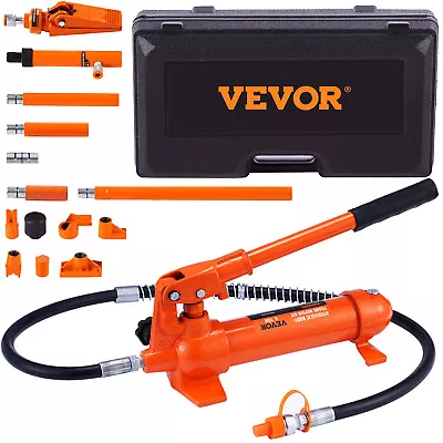 VEVOR 4 Ton Porta Power Hydraulic Jack Air Pump Lift Ram Body Frame Repair Kits • $95.39