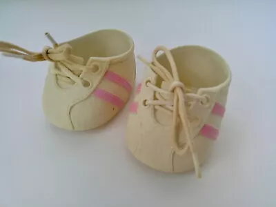 Vintage Coleco Cabbage Patch Tennis Shoes White With Pink Trim • $7.99
