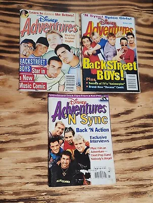 Disney Adventures Magazine Lot Of 3 October 1999 Winter 1999 March 2000 • $15