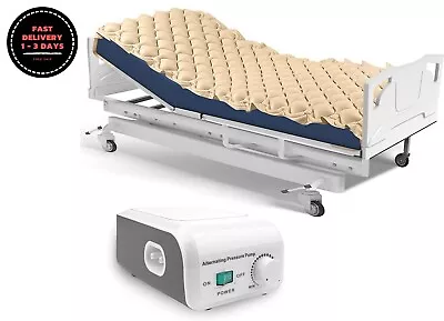 Medical Bed Med Aire Air Mattress Alternating Pressure Pump Pad Hospital System. • $150.99