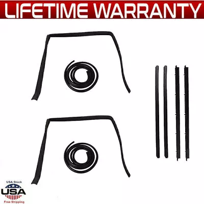 New Rubber Door Weatherstrip Seal Kit For 83-94 Chevy S10 Blazer GMC S-15 Jimmy • $128.79