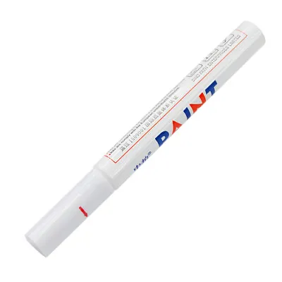 White Permanent Car Tyre Marker Pen Paint Motorcycle Bike Universal Metal Wheel • $11.43