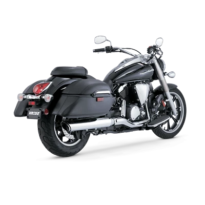 $299.99 • Buy Vance & Hines 25407 Yamaha 2009-15 V Star 950 Twin Slash Round Slip-On Exhaust