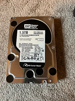 Western Digital Caviar Black 1.5TB Internal Hard Drive 3.5  7200RPM 1500MB • £19.95