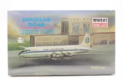 Douglas DC-6B  Pan American Airlines Minicraft 1:144 Model Kit #14442 • $21.59