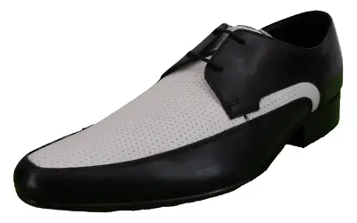 IKON Original The Jam Shoe Black And White Mod Shoes • £84.99