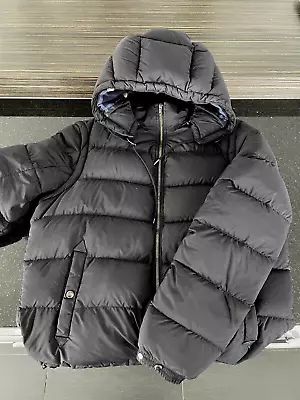 Burberry Brit Puffer Jacket Black Men’s  Preowned Size Medium • $91.99