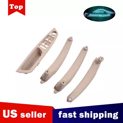 $64.59 • Buy For BMW E70 E71 X5 2004-2016 4pcs Interior Door Handle Cover Trim Panel