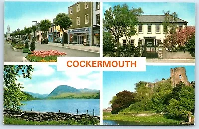 Postcard Cockermouth Cumbria England 4 Views • £2.25