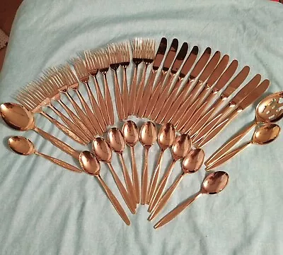 Lovely Goldtone Silverware 36 Piece Set! Excellent Condition! • $30