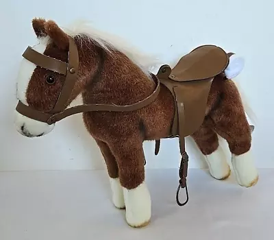 Pottery Barn Kids Gotz Stuffed Pony With Saddle • $30