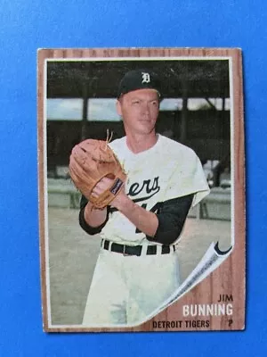 1962 Topps - Jim Bunning HOF #460 - Detroit Tigers EX • $10.95