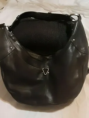 VERA PELLE Black Italian Leather Handbag • $38