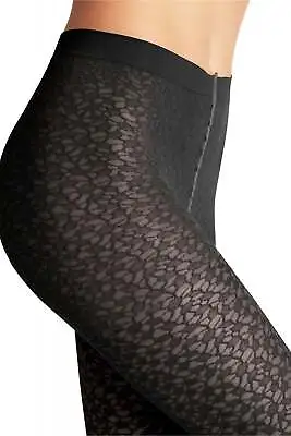 Falke Small Stone Tights Black Tights Patterned • £25.50