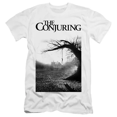 The Conjuring Slim Fit T-Shirt Vintage Tree Poster White Tee • $23.39