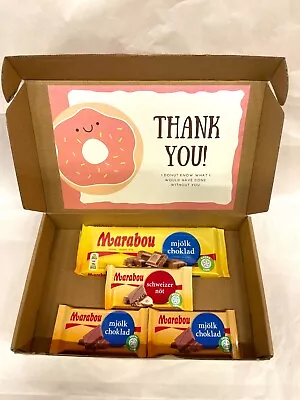 Personalised Swedish Marabou Chocolate Hamper Gift Box Letterbox • $30.50