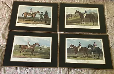 Vintage Pimpernel Equestrian Famous Racehorses Placemats England • $11.99