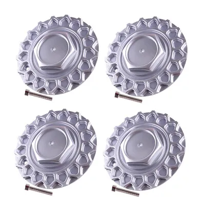 Kit Silver Wheel Rim Center Cap Hub Fit For STR 606 BBS RS RS005 RS006 9155L169 • $58.94