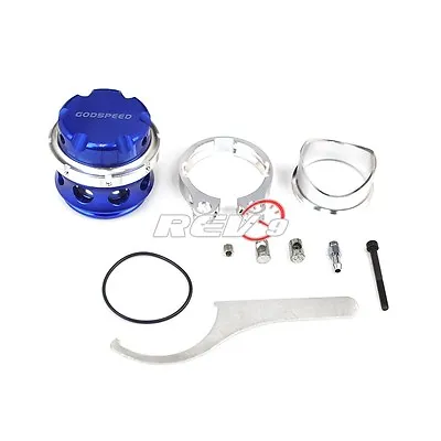 Blue Rev9 Universal 50mm Turbo Blow Off Valve Bov V Band W/ Flange T3 T4 T71  • $39.99