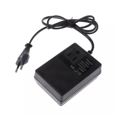 200W AC 220V To 110V Step Down Convert Travel Power EU Plug Adapter • £20.18