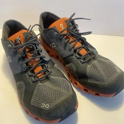 On Cloud Mens Swiss Engineering Gray Rust Running Shoes Size 13 UEC • $44.95