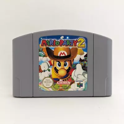 Very Good! Genuine Nintendo 64 N64 Mario Party 2 Game PAL AUS Cartridge Tested! • $129.99