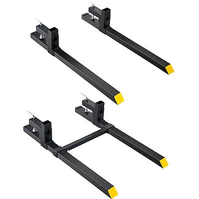 VEVOR Clamp On Pallet Forks 2000 Lbs/4000 Lbs Tractor Forks 43 /60  Bucket Forks • £112.79