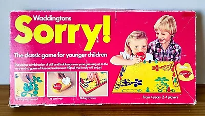 Sorry! By Waddingtons Board Game - 1980 Vintage • £19.95