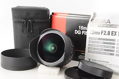 [Near Mint] Sigma 15mm F/2.8 EX DG Diagonal Fisheye Lens For Canon #1391 • $239.99