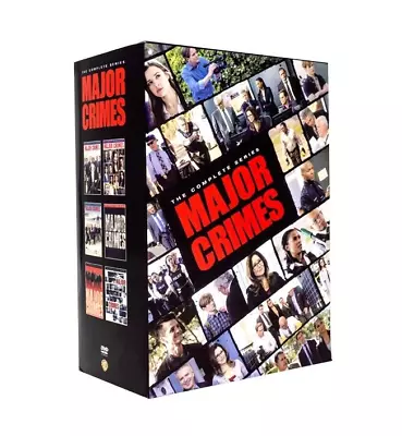 Major Crimes: The Complete Series Season 1-6 (DVD 2017 24-Disc) Region 1 US New • $29.99