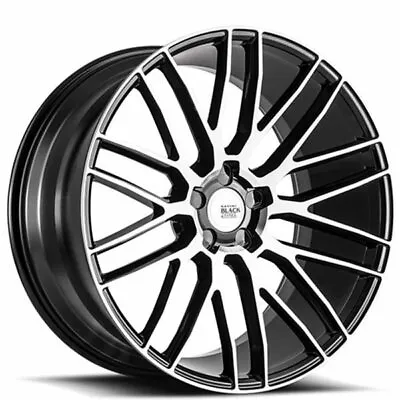 4ea 20  Savini Wheels Black Di Forza BM13 Machined Rims (S14) • $1888