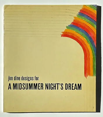 MoMA: Jim Dine Designs For A Midsummer Night’s Dream – 1968 First Edition • $15