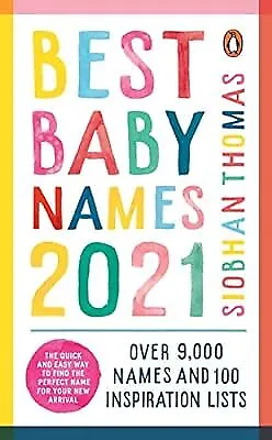 Best Baby Names 2021 Thomas Siobhan Used; Good Book • £2.98