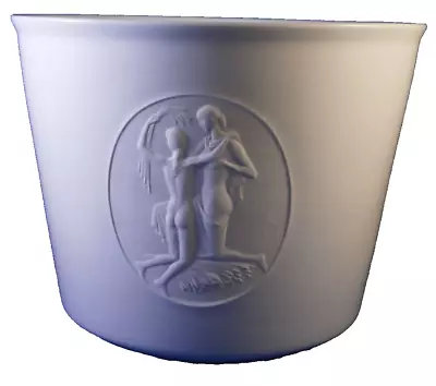 KPM Berlin Porcelain Arkadia Flower Cache Pot Jardiniere Porzellan Wine Cooler • $379