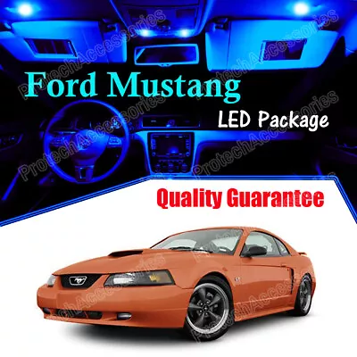 Blue LED Lights Interior Package For 1994 - 2001 2002 2003 2004 Ford Mustang • $10.99