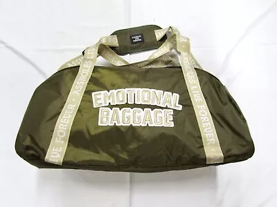 Assholes*s Live Forever Mini Duffle Bag - Emotional Baggage - Olive Green - NEW • $34.95