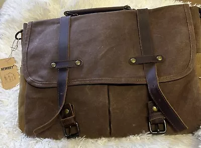 Newhey Carrier Leather/canvas Bag • $40