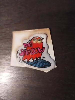 Vintage 1980’s PAC MAN Puffy Googly Eyes Sticker The Shadow Red Ghost • $1.99