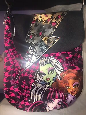 New MONSTER HIGH Dolls SATIN Girls Tote PURSE Handbag Shoulder Bag Adjustable • $23.95