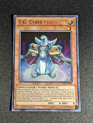 Yu-Gi-Oh! T.G. Cyber Magician LC5D-EN205 1st Edition Secret Rare NM • $8